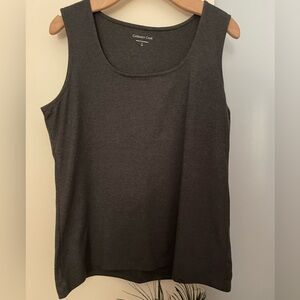Coldwater Creek Dark Grey Tank Top